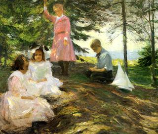Four Children at North Haven