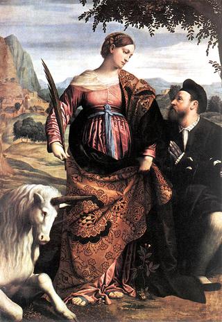 Saint Justina with the Unicorn