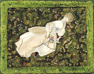 Lady with the Dog, Relaxing on the Lawn