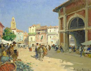 Market Square, Albasete, Spain