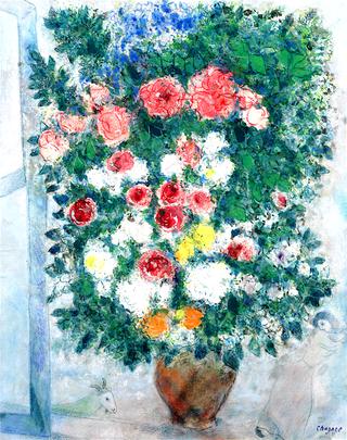 Vase of Flowers by the Window