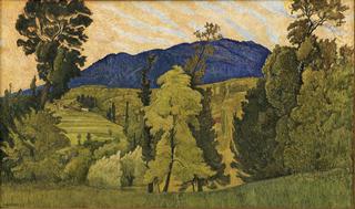 Landscape in the Valais