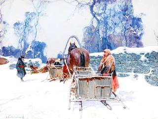 Horses in the Snow
