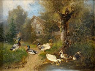 At the duck pond