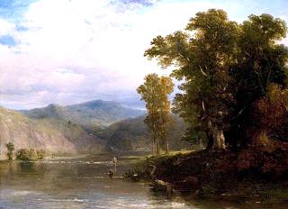 A View in Dovedale, Derbyshire
