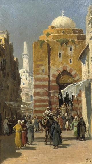 An Oriental Street Scene