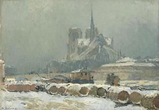Notre-Dame in the Snow