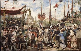 Le 14 juillet 1880, inauguration du monument à la République