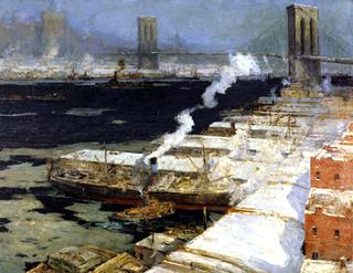 A Winter Morning, East River