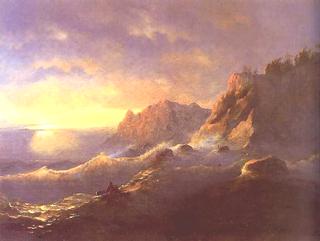 Tempest, sunset