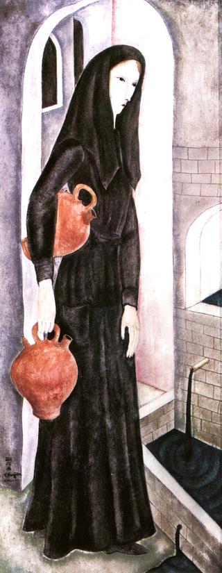 Woman at a Fountain