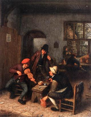 Interior of a Tavern with a Violin Player