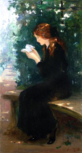 Woman Reading a Book