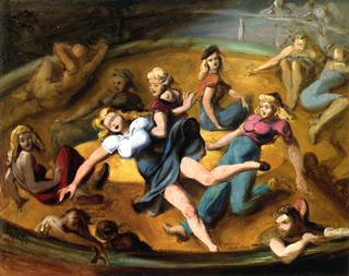 Girls on a Steeplechase Ride