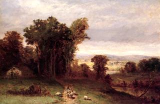 Scene along the Connecticut River, Westmoreland