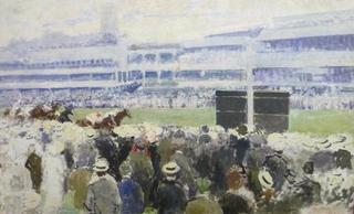 At a Racecourse near London