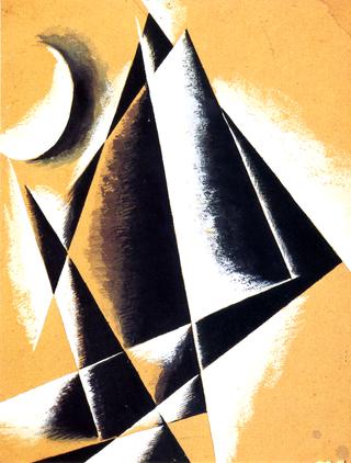 Construction with White Crescent