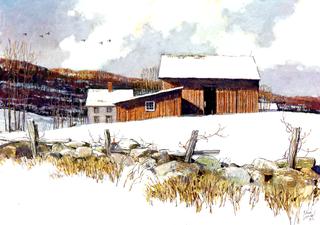 Barn in Winter