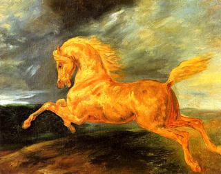 A Horse Frightened by Lightning