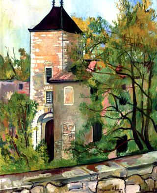 The Tower of Chateau de Saint-Bernard