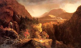 Landscape with Figures: A Scene from 'The Last of the Mohicans'