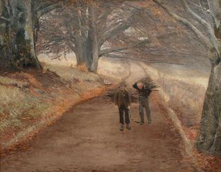 Footpath near Herlufsholm, Zealand