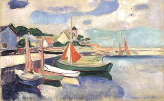 Sailboats in the Harbor