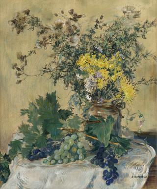 Still Life with Flowers and Grapes
