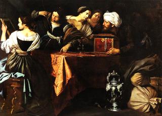Ulysses finding Achilles at the Court of King Lycomedes