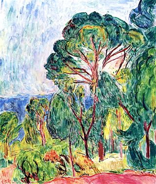 Pine Trees near Levanto (sketch)