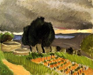 Landscape of the Midi - before the Storm