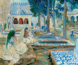 Women in the el-Kettar Cemetry, Algiers
