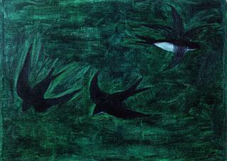 Swallows in Flight