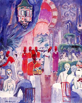 At Shepheard's Restaurant, Cairo