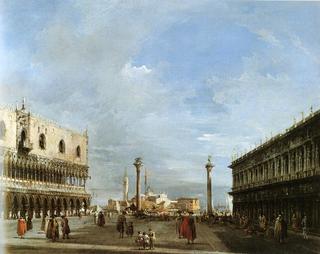 The 'Piazzetta' of San Marco looking towards San Giorgio Maggiore