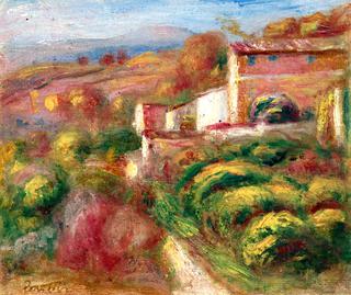 Landscape with Houses in Cagnes