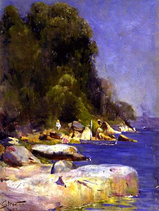 Near Streeton's Camp at Sirius Cove