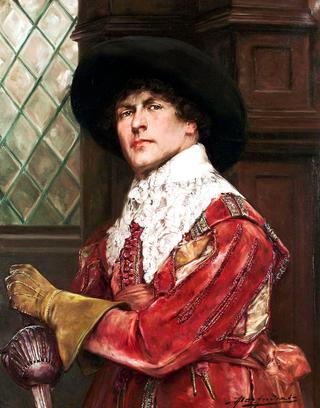 A Cavalier Holding a Sword