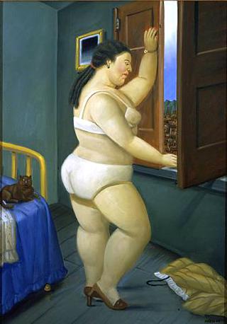Woman in Front of a Window
