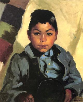 Little Indian School Boy