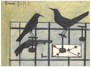 Still Life with Birds and Revolver
