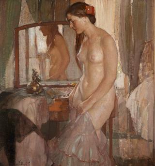 Standing nude