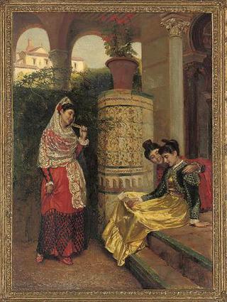 Spanish Girls in a Loggia