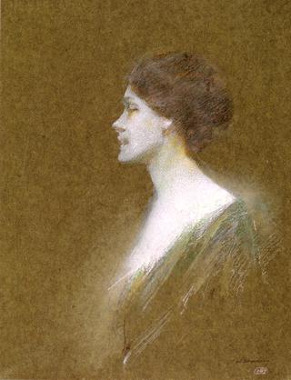 Portrait of a Woman in Pink