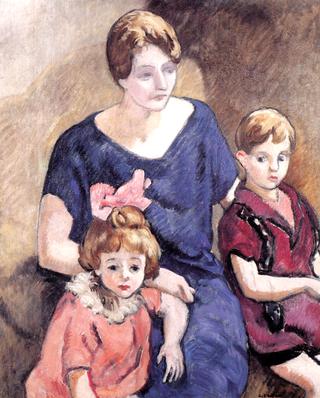 Mother and Her Two Children