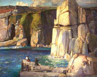 Tregiffian Cliff, near Lamorna