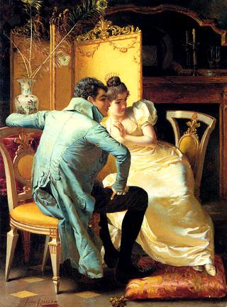 Elegant Couple In Interior