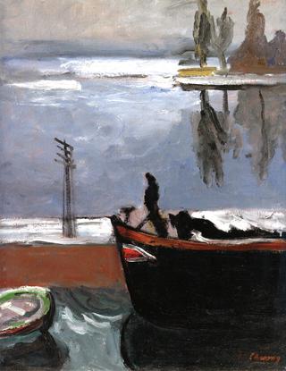 View of the Seine at Ablon