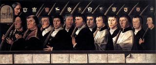 Twelve members of the Brotherhood of the Holy Land