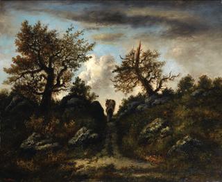 The Jean de Paris Path in a Stormy Evening